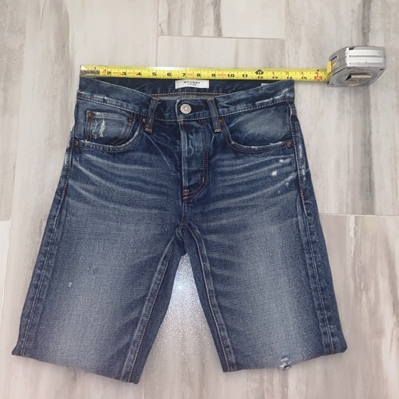 Moussy Vintage Keller Tapered, Japan, Distressed Raw Hem, 26x27, EUC, $391 MSRP - Picture 4 of 16